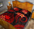 Samoa Polynesian Quilt Bed Set - Red Plumeria - Polynesian Pride