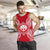 Federated States Of Micronesian Men Tank Top Map Red White - Polynesian Pride