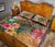 Hawaii Turtle Hibiscus Polynesian Gold Quilt Bed Set - Moon Style - AH - Polynesian Pride