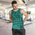 Polynesian Hawaiian Style Tribal Tattoo Turquoise Hawaii Men's Tank Top - Polynesian Pride