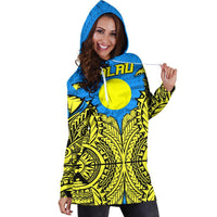 Palau Hoodie Dress - Palau Flag Premium - Polynesian Pride