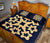 Hawaiian Quilt Bed Set Royal Pattern - Indigo - A1 Style - Polynesian Pride