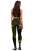 Hawaii Hibiscus Polynesian Kakau Yellow Legging - Dry Style - AH - Polynesian Pride