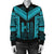 Hawaiian Kanaka Polynesian Women's Bomber Jacket Active Blue - Polynesian Pride