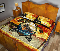 Hawaii Turtle Coconut Tree Quilt Bed Set - Polynesian Pride