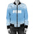 Federated States of Micronesia Women's Bomber Jacket - Fog Blue Style - Polynesian Pride