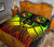 Guam Polynesian Quilt Bed Set - Guam Reggae Seal with Polynesian Tattoo - Polynesian Pride