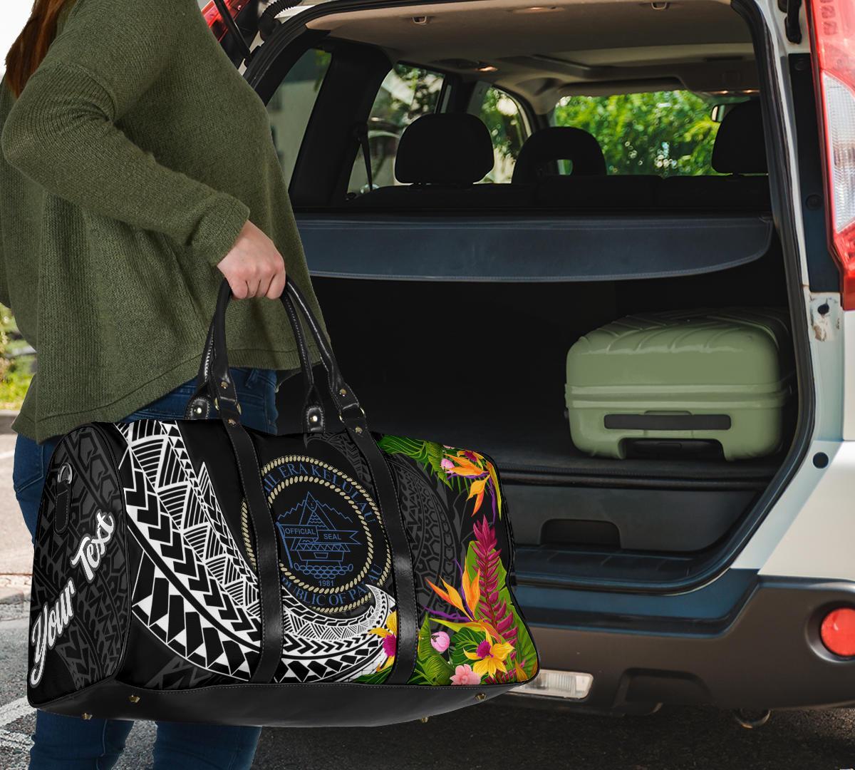 Palau Travel Bag - Custom Personalised Seal Spiral Polynesian Patterns - Polynesian Pride