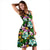 Hawaii Animals And Tropical Flowers Midi Dress - Polynesian Pride