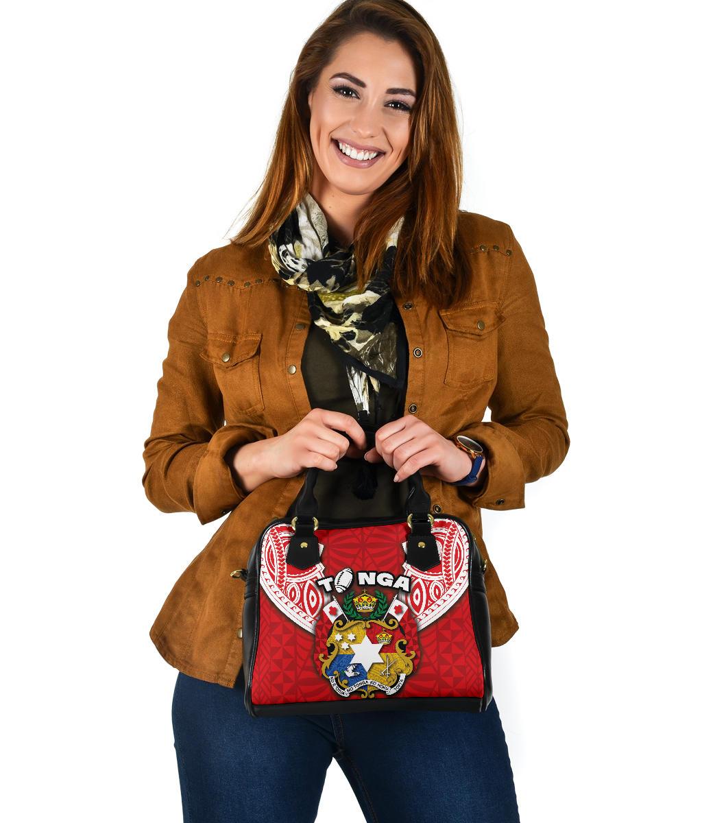 Tonga Rugby Shoulder Handbag Royal Style - Polynesian Pride