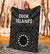 Cook Island Premium Blanket - Seal With Polynesian Tattoo Style ( Black) - Polynesian Pride