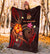 New Caledonia Polynesian Premium Blanket - Legend of New Caledonia (Red) - Polynesian Pride