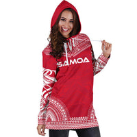 Samoa Women's Hoodie Dress - Polynesian Flag Chief - Polynesian Pride