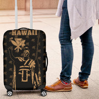 Hawaii King Kanaka Maoli Golden Luggage Covers - Polynesian Pride