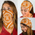 Hawaiian Turtle Map Orange Bandana 3 - Pack One Size Orange - Polynesian Pride