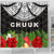 Chuuk Shower Curtain - Ginger Lei Pattern - Polynesian Pride