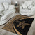 Hawaii Turtle Polynesian Area Rug Circle Style Gold - Polynesian Pride