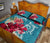 Hawaii Turtle Hibiscus Plumeria Blue Polynesian - Quilt Bed Set AH - Polynesian Pride