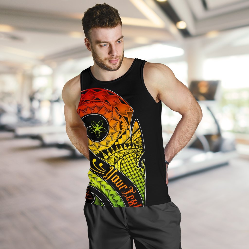 Samoa Personalised Men's Tank Top - Samoa Polynesian Decorative Patterns - Polynesian Pride