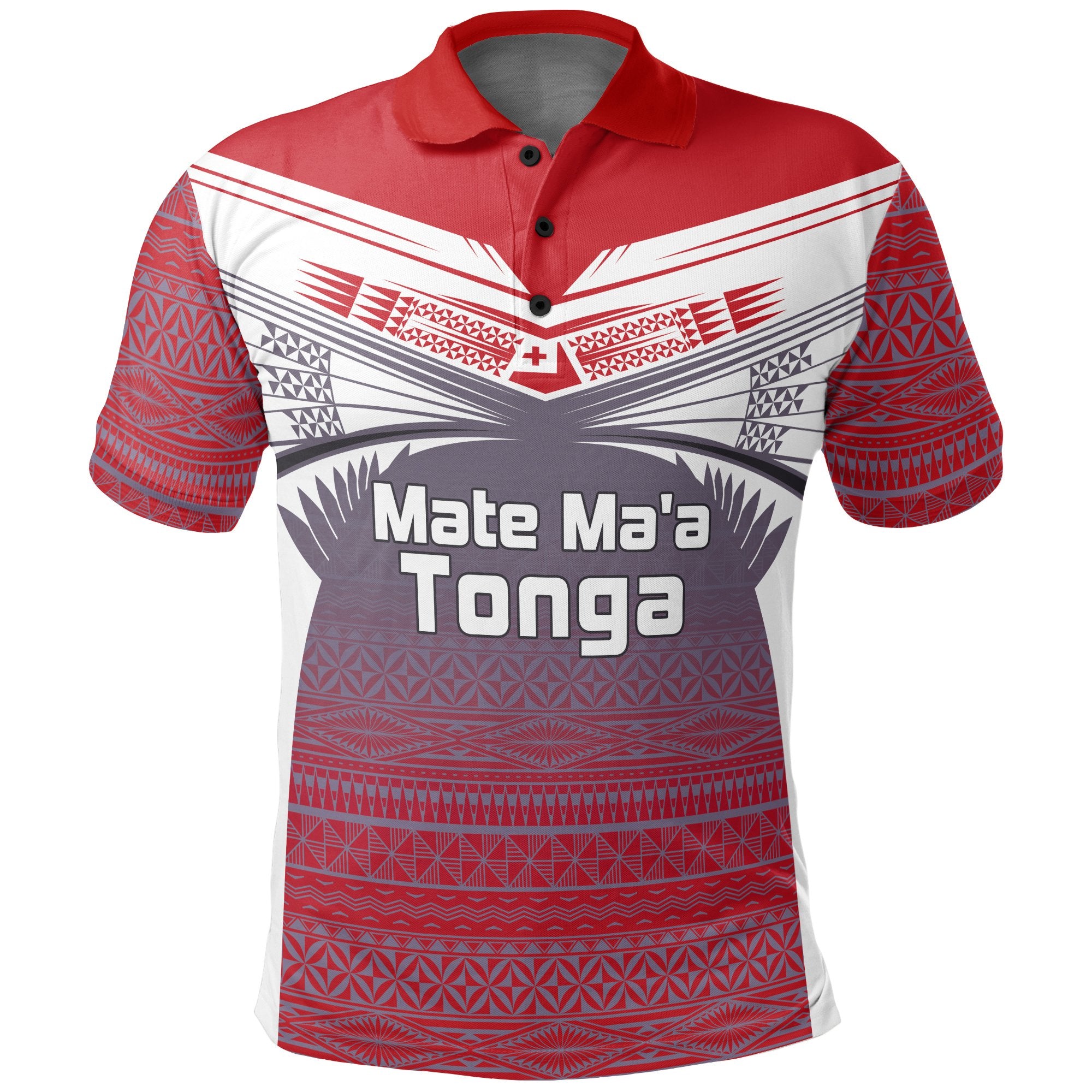 Tonga Polynesian Polo Shirt White Tattoo Unisex White - Polynesian Pride