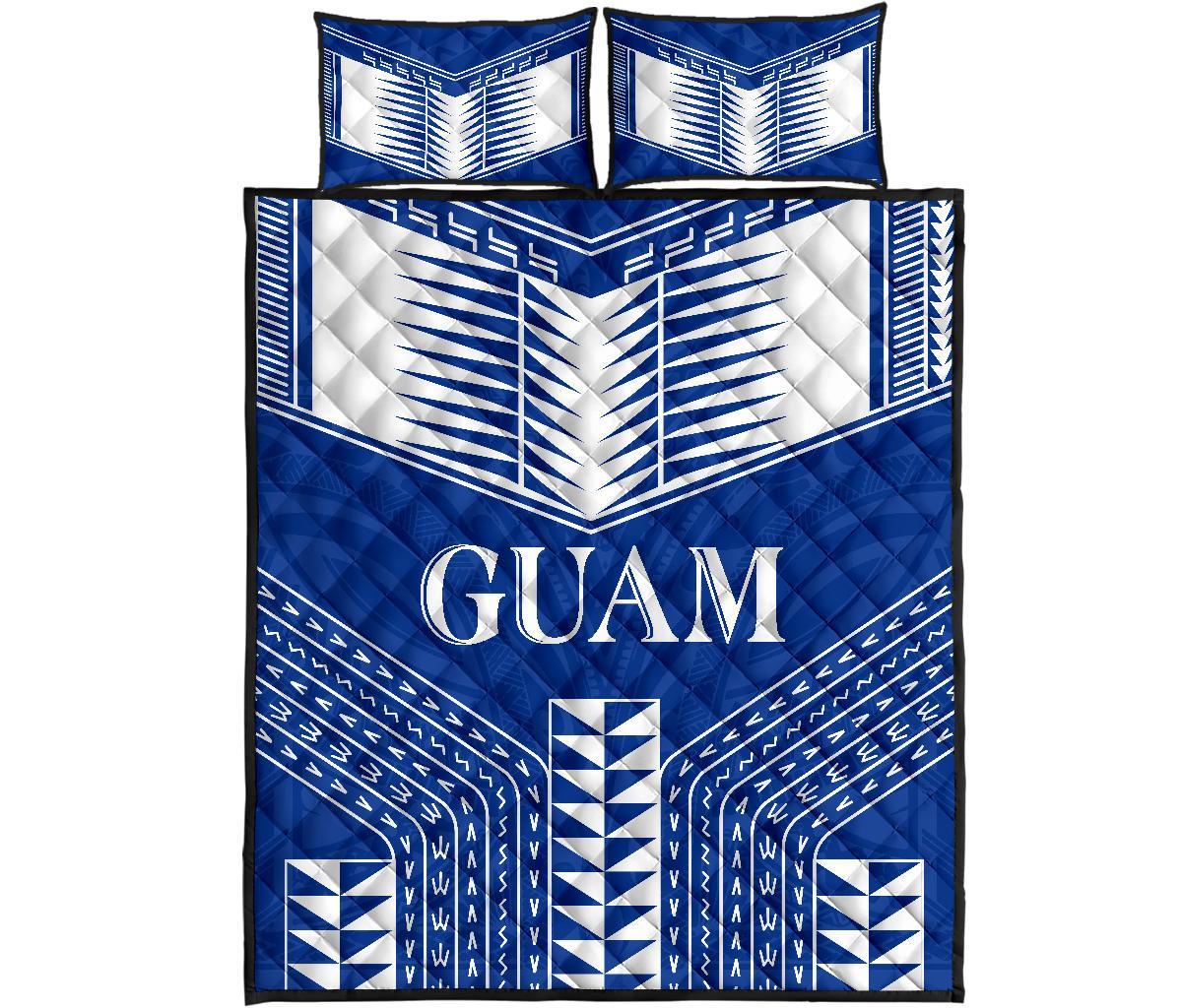 Guam Polynesia Quilt Bed Set - Guam Polynesian Pattern Art - Polynesian Pride