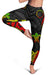 Cook Islands Women's Leggings - Reggae Tentacle Turtle - Polynesian Pride