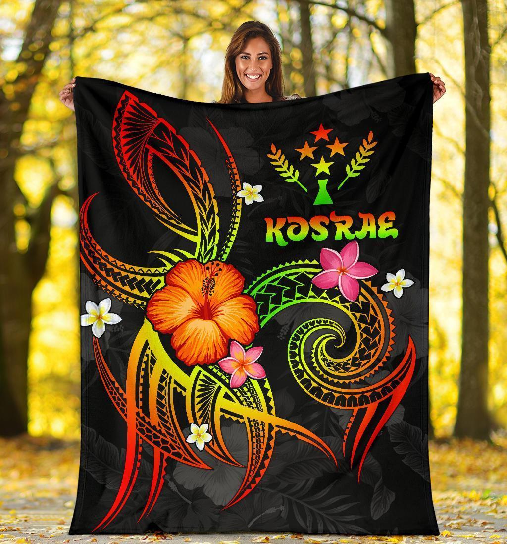 Kosrae Polynesian Premium Blanket - Legend of Kosrae (Reggae) - Polynesian Pride