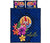 Tahiti Polynesian Quilt Bed Set - Floral With Seal Blue - Polynesian Pride