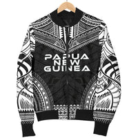 Papua New Guinea Polynesian Chief Men's Bomber Jacket - Black Version - Polynesian Pride