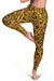 Polynesian Kakau Turtle Yellow Hawaii Women's Leggings AH - Polynesian Pride