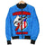 American Samoa Polynesian Men's Bomber Jacket - Iseulaolemoana Fagatogo Blue - Polynesian Pride