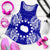Cook Islands Polynesian Women Tank Top Map Blue - Polynesian Pride