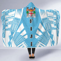 Fiji Hooded Blanket - Polynesian Tattoo Flag - Polynesian Pride