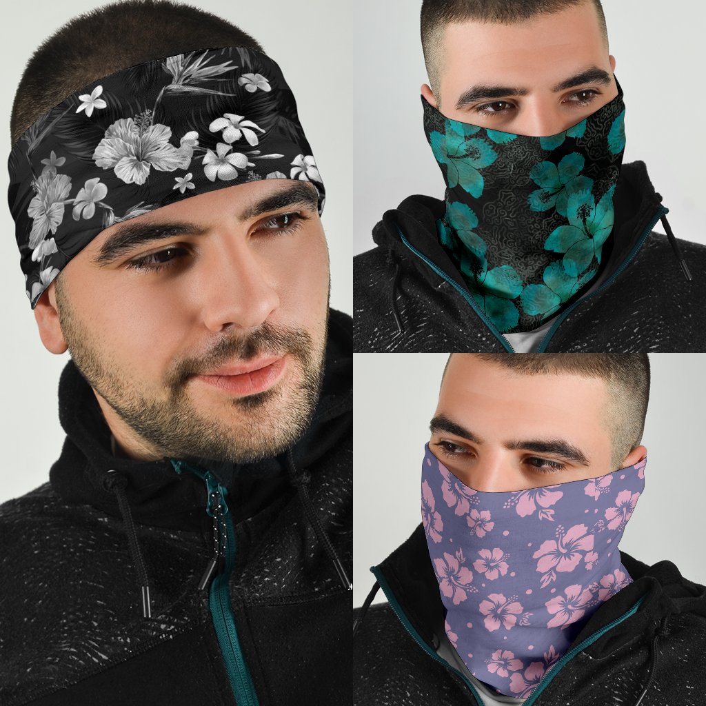 Hawaiian Hibiscus Set Bandana 3-Pack - Polynesian Pride
