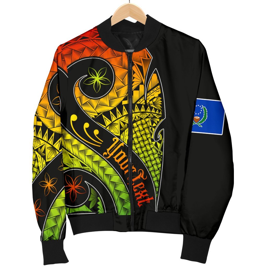 Pohnpei Personalised Men's Bomber Jacket - Polynesian Decorative Patterns - Polynesian Pride