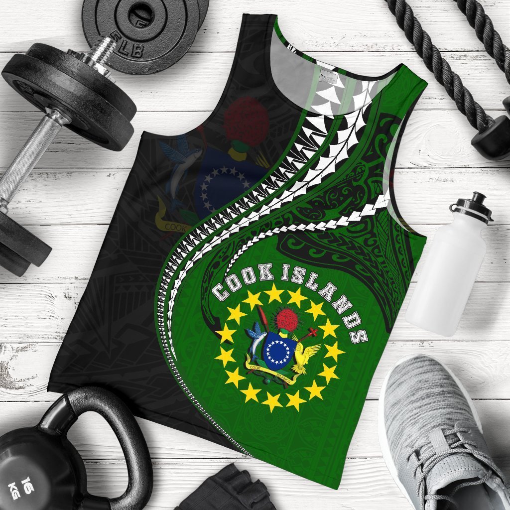 Cook Islands Men'S Tank Top Kanaloa Tatau Gen Ck Art - Polynesian Pride