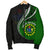 Cook Islands Men'S Bomber Jacket Kanaloa Tatau Gen Ck - Polynesian Pride