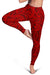 Polynesian Culture Red Hawaii Women's Leggings AH - Polynesian Pride