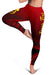 Papua New Guinea Custom Personalised Women's Leggings - Raggiana Bird of Paradise Polynesian Patterns - Polynesian Pride