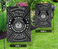 Hawaii Motto Polynesian Flag White AH - Polynesian Pride