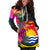 Kiribati Women's Hoodie Dress - Polynesian Hibiscus Pattern - Polynesian Pride