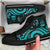 Vanuatu High Top Canvas Shoes - Turquoise Tentacle Turtle - Polynesian Pride