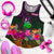 New Caledonia Polynesian Personalised Women's Racerback Tank - Summer Hibiscus Art - Polynesian Pride