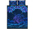 Hawaiian Turtle Hibiscus Polynesian - Quilt Bed Set - Lucy Style Indigo - Polynesian Pride