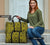 Polynesian Kakau Turtle Yellow Hawaii Travel Bag - Polynesian Pride