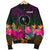 Chuuk Personalised Men's Bomber Jacket - Summer Hibiscus - Polynesian Pride