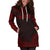 Marshall Islands Women's Hoodie Dress - Polynesian Red Chief - Polynesian Pride