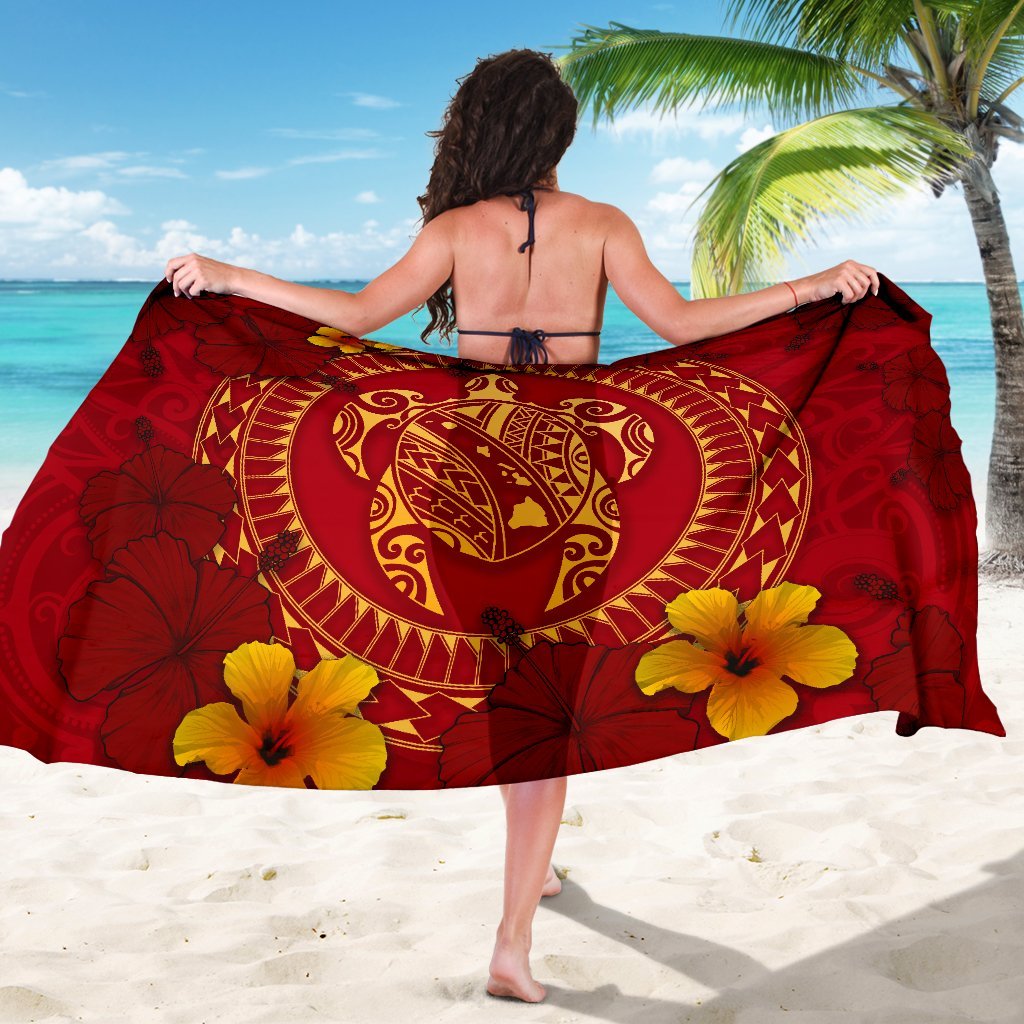 Hawaii Turtle Polynesian Sarong - Oil Style - Polynesian Pride