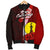 New Caledonia Polynesian Men's Bomber Jacket - Coat Of Arm With Hibiscus - Polynesian Pride