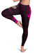 Hawaii Hibiscus Polynesian Kakau Pink Legging - Dry Style - AH - Polynesian Pride